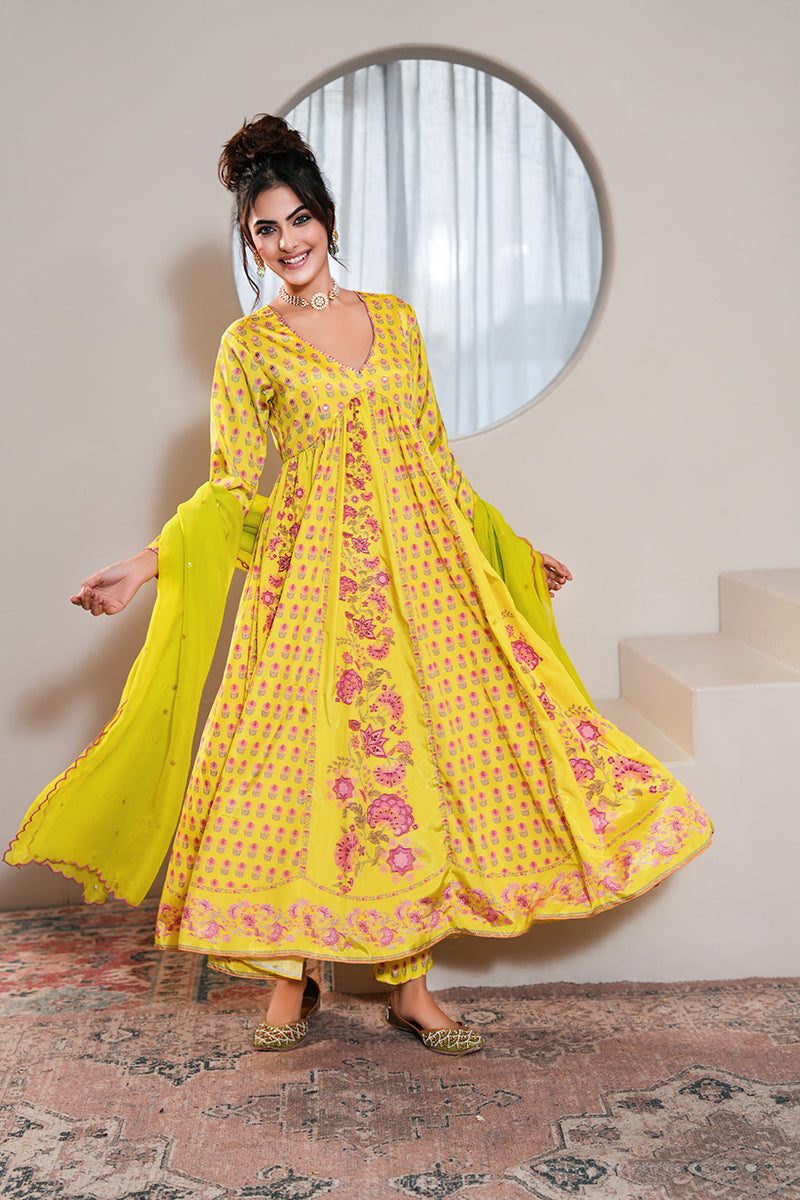 Nimrat Kaur in Naaz Mehrunissa Anarkali Set