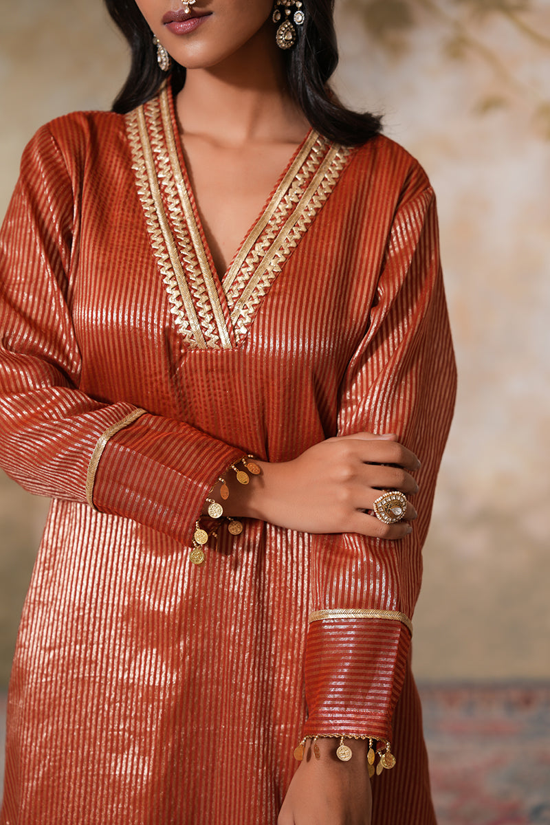 Zangi Gota Kurta Set