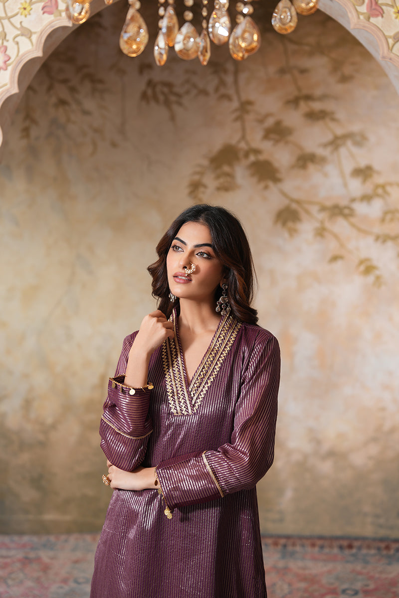 Gauhar Gota Kurta Set