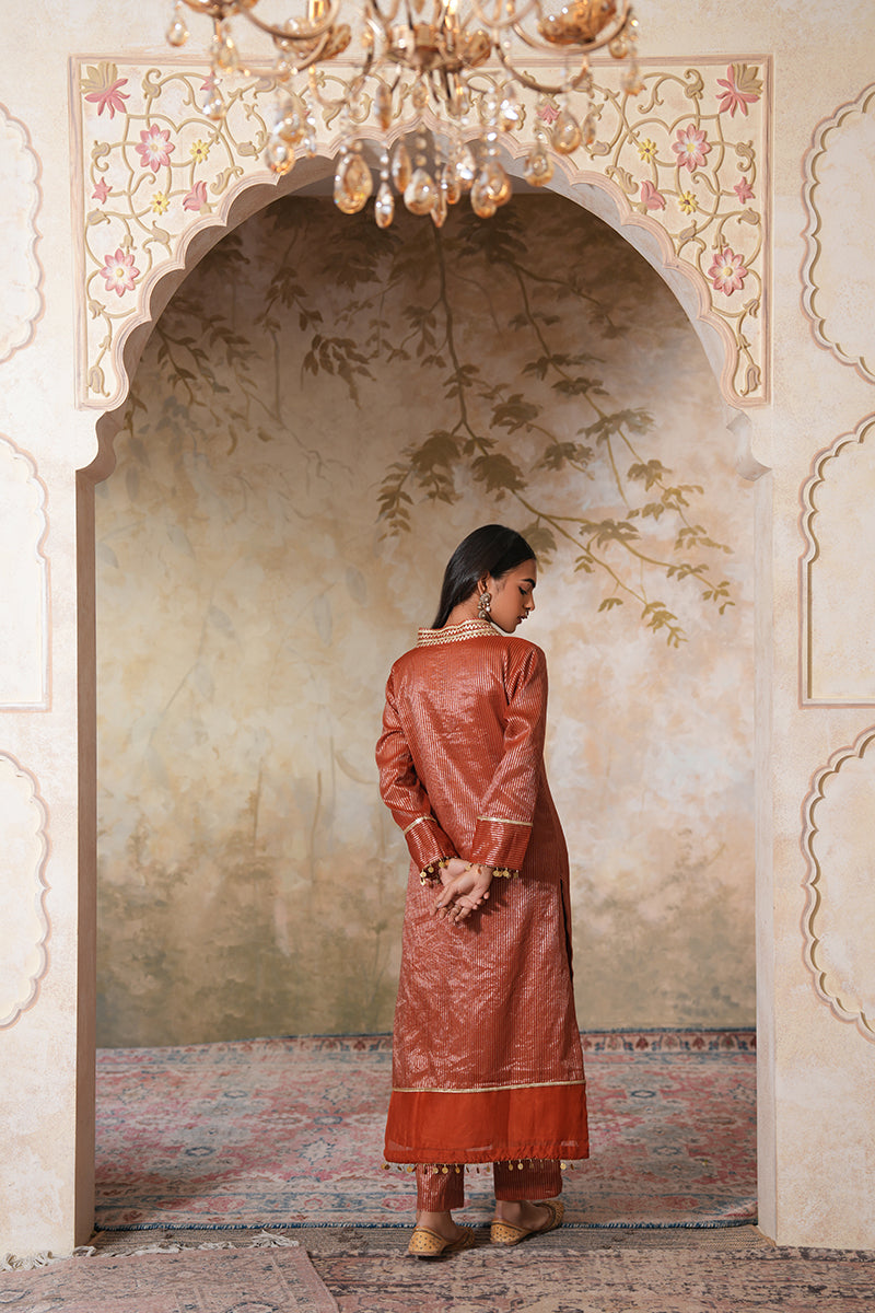 Zangi Gota Kurta Set