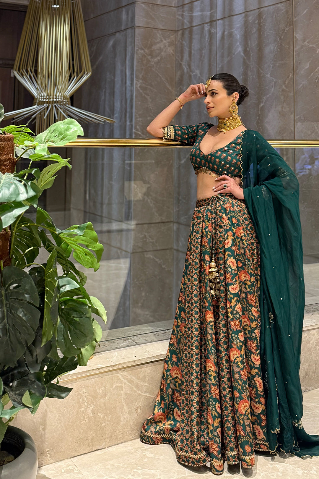 Nishita Kharbanda in Mayuri Heer Lehenga Set