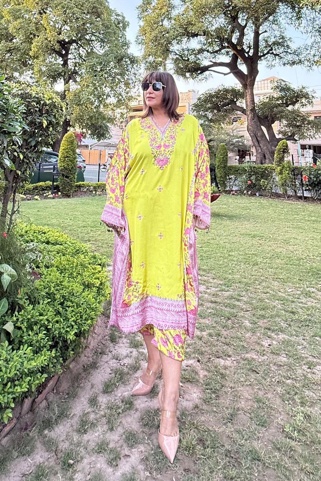 Sneha Arora in Nargis Naayab Kaftan Set