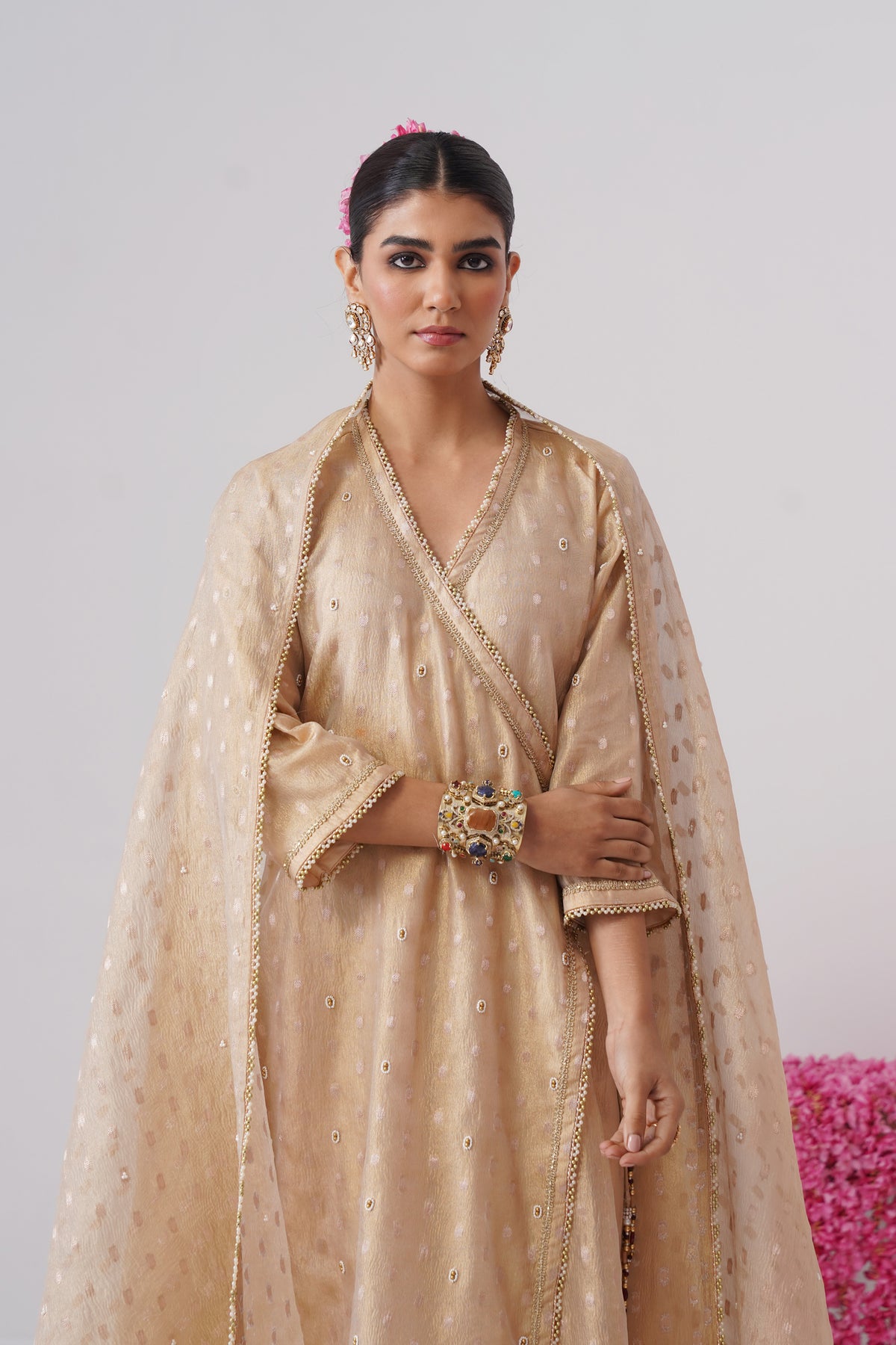 Guneet Monga Kapoor in Sunehri Set