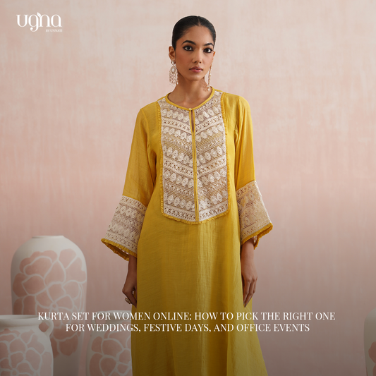 Kurta Set for Women Online: How to Pick the Right One for Weddings, Festive Days, and Office Events