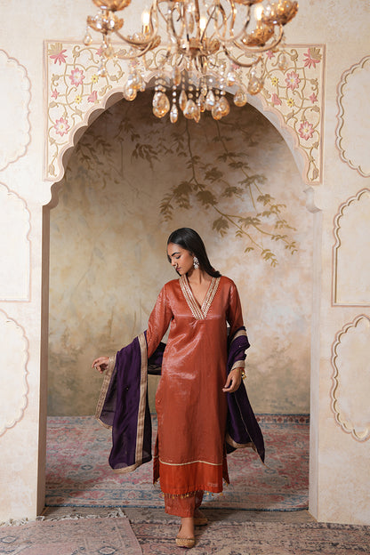 Zangi Gota Kurta Set