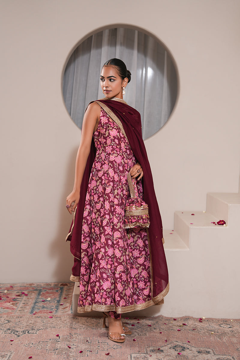 Gursimran Kaur in Petunia Gul Anarkali Set