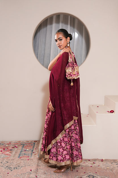 Gursimran Kaur in Petunia Gul Anarkali Set