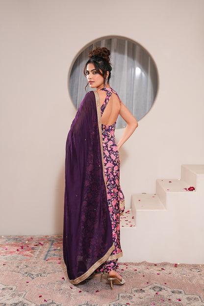 Zinnia Gul Anarkali Set