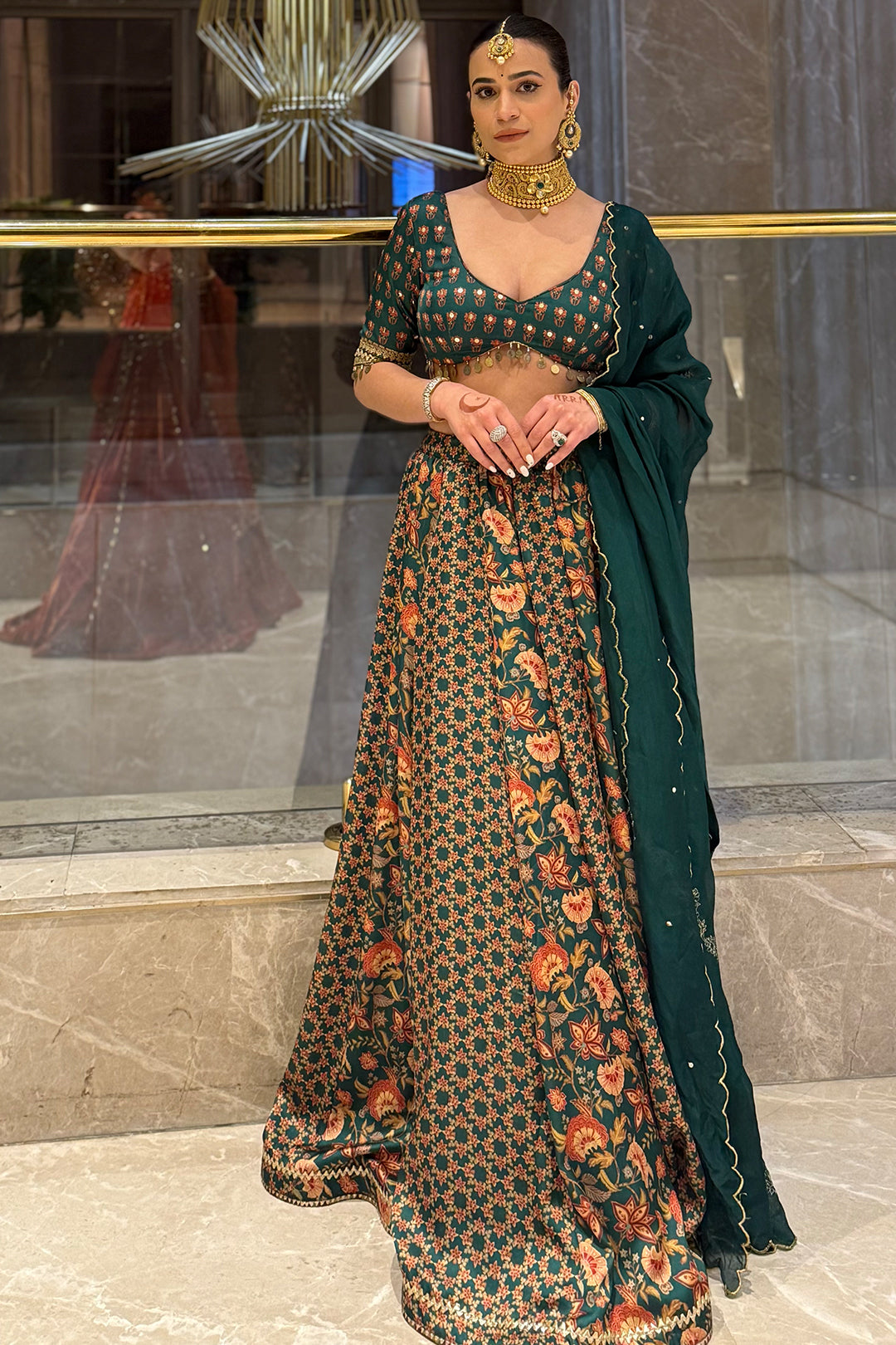 Nishita Kharbanda in Mayuri Heer Lehenga Set