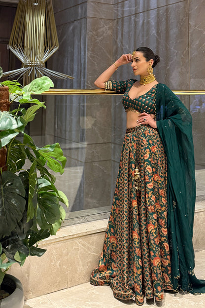 Nishita Kharbanda in Mayuri Heer Lehenga Set