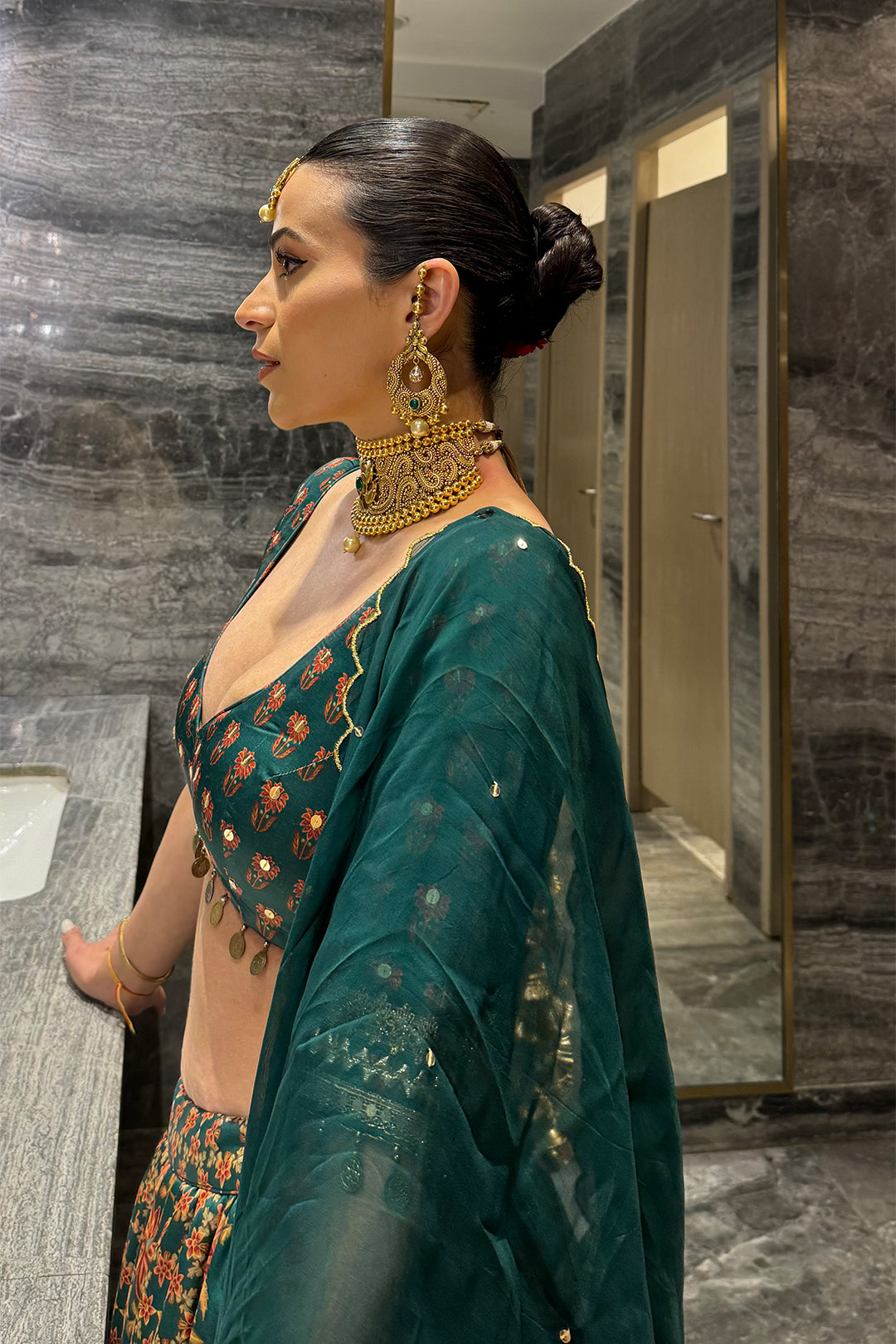 Nishita Kharbanda in Mayuri Heer Lehenga Set
