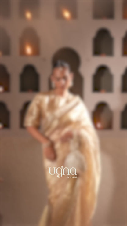 Shahi Gold Tissue Silk Saree